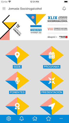 Android application Congreso Socidrogalcohol 2022 screenshort