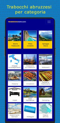 Android application Trabocchi Abruzzo screenshort