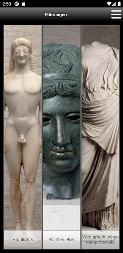 Android application Glyptothek screenshort
