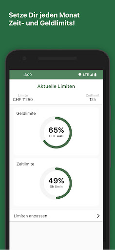 Android application Safer Gambling screenshort