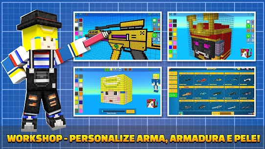 Cops N Robbers:Pixel Craft Gun 5