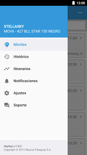 Skycop App Screen 2