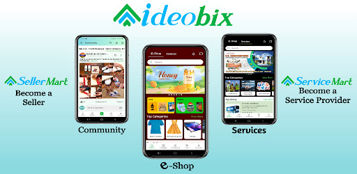 Android application ideobix Shopping & Hiring App screenshort