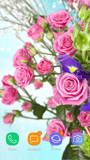 Android application Rose Live Wallpaper screenshort
