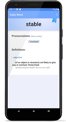 Daily Word :English Vocabulary Screen 3