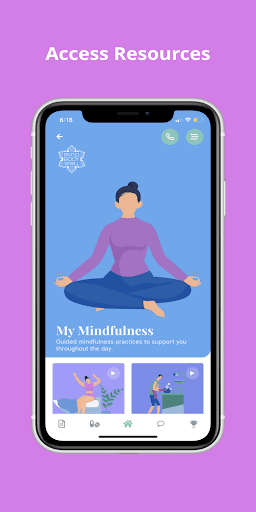 Android application MindBodyWell screenshort