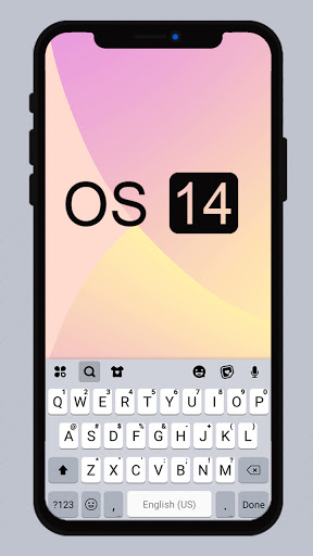 Android application Pastel OS 14 Style Keyboard Ba screenshort