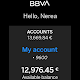 screenshot of BBVA Spain | Online Banking