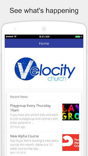 Velocity Church Hobart Screenshot 3 - AppWisp.com