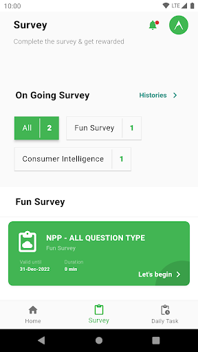 Android application Lansuma screenshort