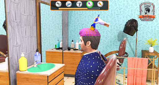 Barber Shop Hair Cut Sim Games 1.6 screenshots 9