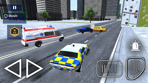 UK Police Car Crime Driving Screen 2