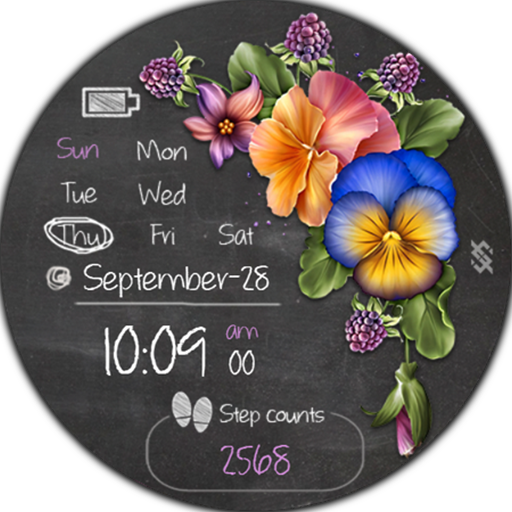 BFF95- Blackboard Art Flower logo