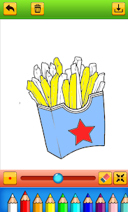 coloring fast food