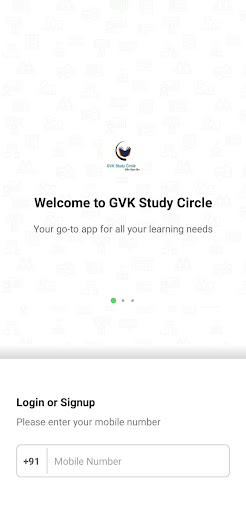 Android application GVK Study Circle screenshort
