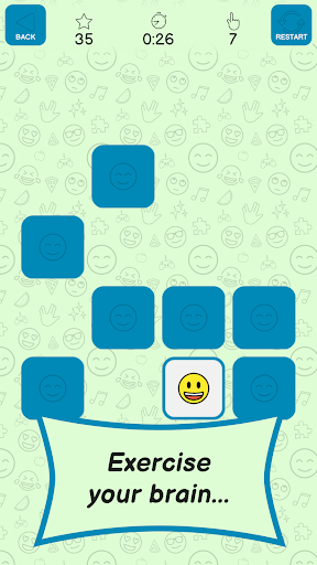 Android application Emoji Memory Game screenshort