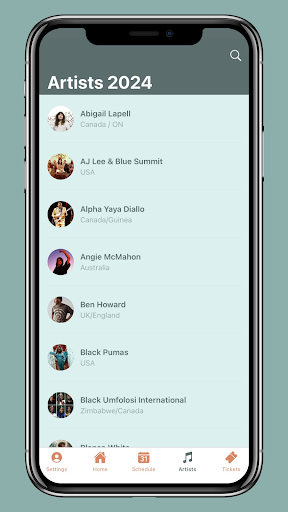 Edmonton Folk Music Festival Screen 2