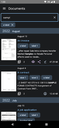 OpenPaperView Screen 2