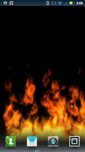 Flames Live Wallpaper Screenshot 1 - AppWisp.com