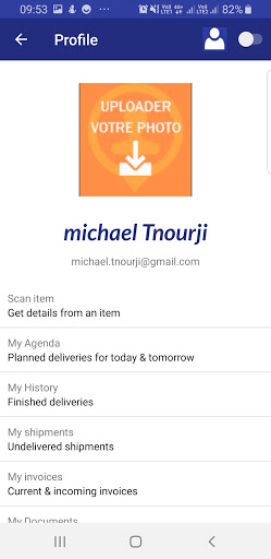 Android application A-tracked for drivers screenshort