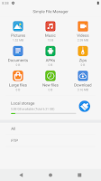 screenshot of My File manager - file browser
