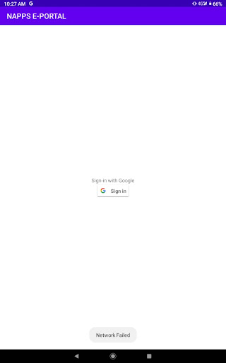 NAPPS ADMIN Screen 2