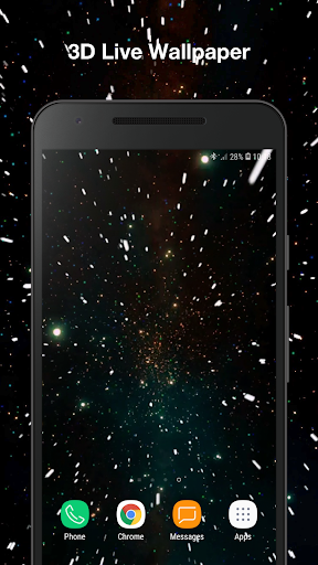 Android application Starry Sky Live Wallpaper Pro screenshort