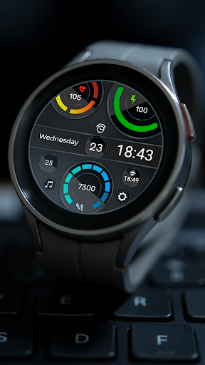 Android application IA70 Digital Watchface screenshort