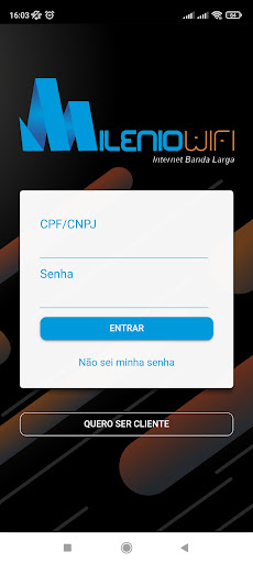 Android application Milenio WiFi screenshort