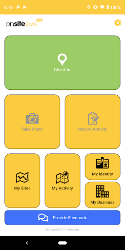 Android application Onsite Eye screenshort