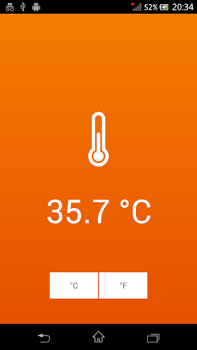 Android application Thermometer - Room Temperature screenshort