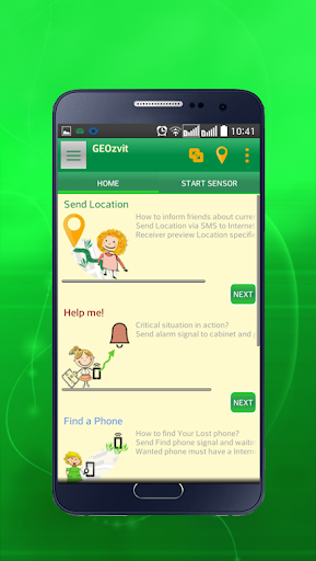 Android application Location GPS Tracker screenshort