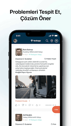 Tedapp - Online Seçimler Screen 2