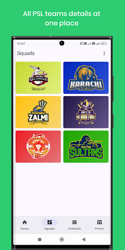 PSL 2025 Schedule and Squads Screenshot 2 - AppWisp.com