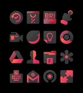 Radiante - paquete de iconos Captura de pantalla