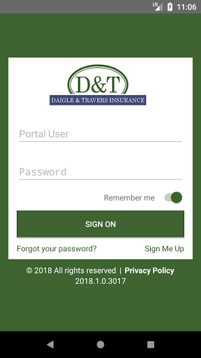 Android application Daigle & Travers Online screenshort