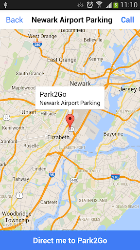 Newark Airport Parking Screen 2