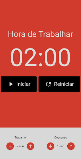Android application Pomodoro screenshort