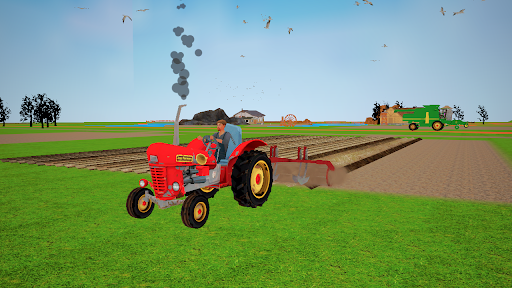 Android application Big Tractor Farming Simulator screenshort
