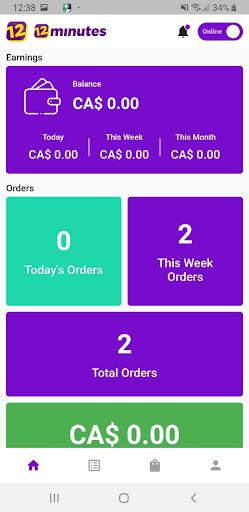 12min- Delivery App Screen 3