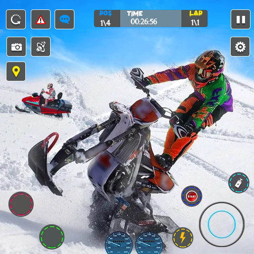 Sled Racing Snowcross Games