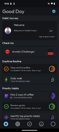 Habits Coach Screen 2