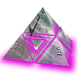Pinkish nebula Keyboard Theme icon