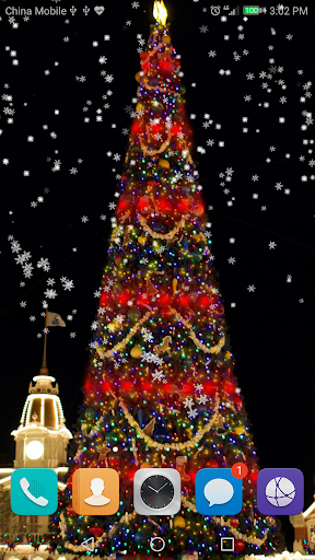 Christmas Tree Live Wallpaper Screen 2