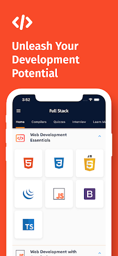 Android application Learn Full Stack Web Offline screenshort