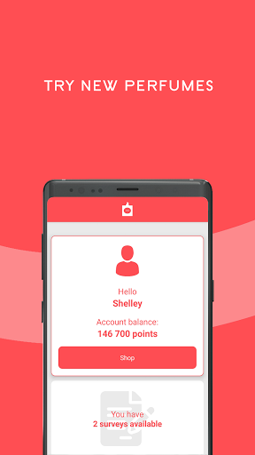 Android application Try New Perfumes screenshort