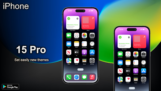 Screenshot 2 iOS Launcher: iPhone 15 Pro android