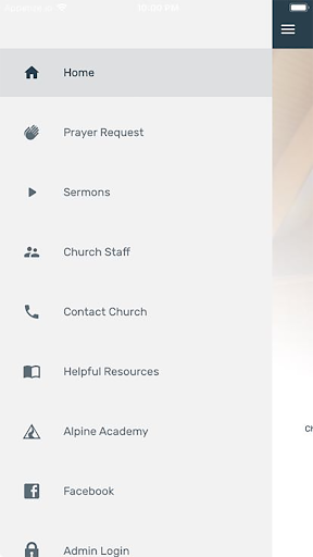 Alpine Lutheran Church Screen 2