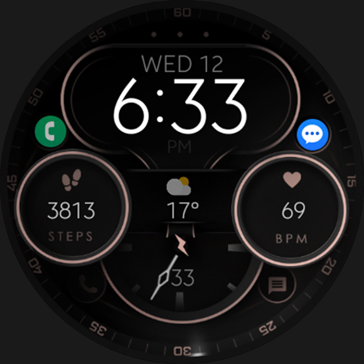 Dream 123 modern watch face logo