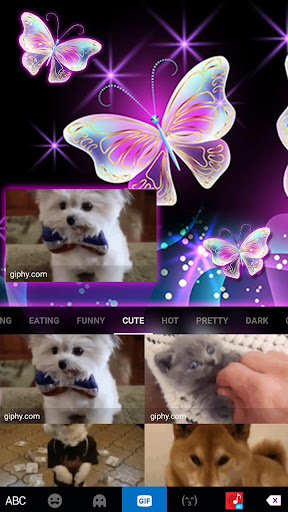 Neon Butterfly Theme Screenshot 4 - AppWisp.com